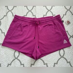 Reebok Renew French Terry  Relaxed Short Purple Orchid Women’s Size XXL